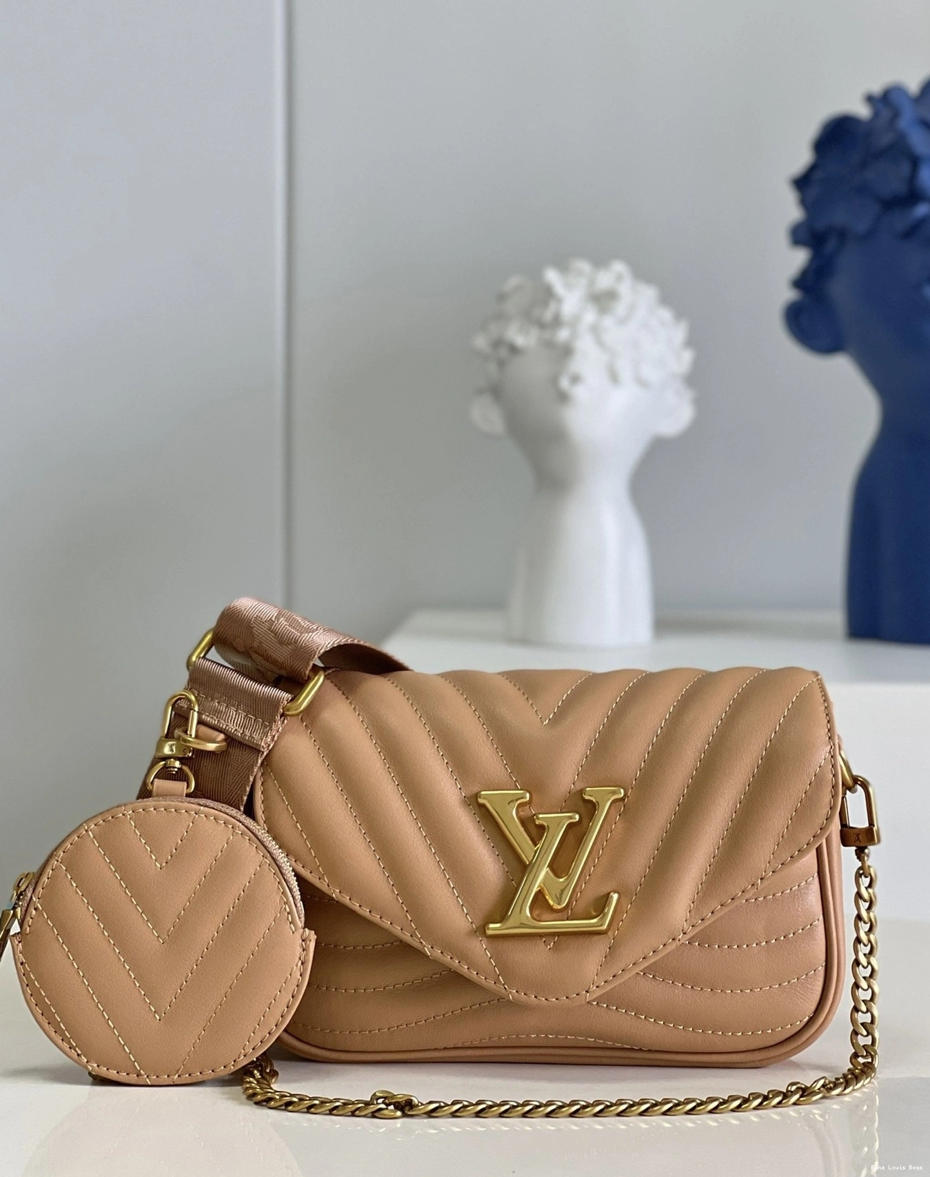 Repladies WAVE MULTI-POCHETTE VUITTON LOUIS NEW 0823